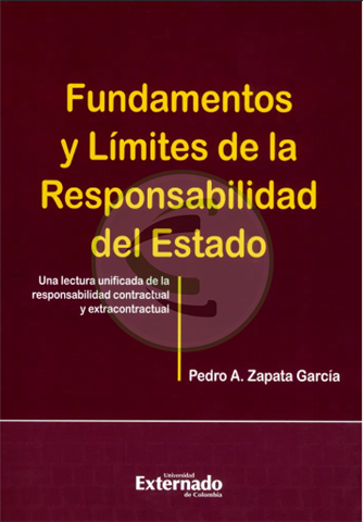 Fundamentos y límites de la responsabilidad del Estado Cevallos librería jurídica